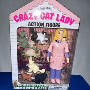 Crazy Cat Lady Action Figure